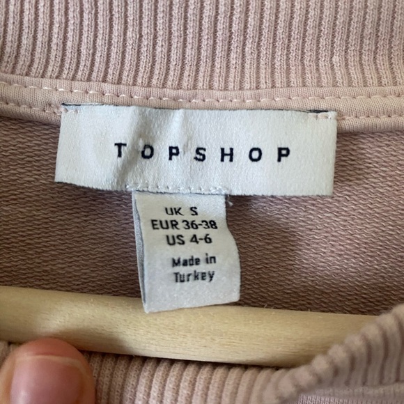 Topshop Crewneck Swearshirt - Picture 3 of 3